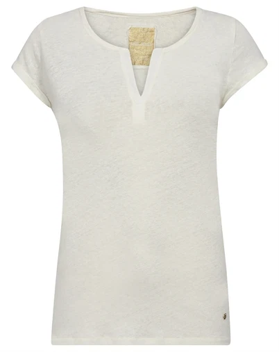 Mos Mosh - MMTroy T-shirt - Ecru 